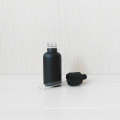 black frosted glass dropper bottle 30ml and craft paper tube GB-497S